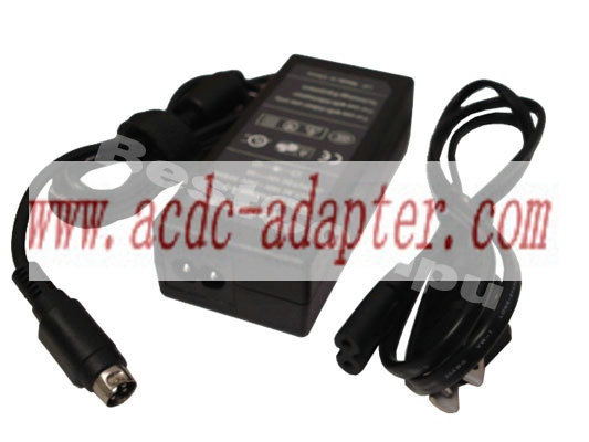 12V 4-Pin DIN AC Power Adapter Sanyo CLT2054 LCD TV Monitor